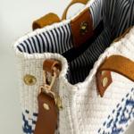 CARTERA MINIBAG MEXICO BLANCA Y AZUL - Imagen 2