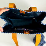 BOLSO HANDBAG MEXICO AZUL Y BLANCO - Imagen 2