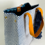 BOLSO HANDBAG MEXICO AZUL Y BLANCO - Imagen 3