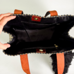 BOLSO HANDBAG MEXICO ROMBOS DORADOS - Imagen 2