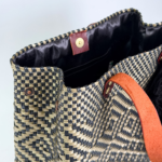 BOLSO HANDBAG MEXICO ROMBOS DORADOS - Imagen 3