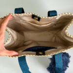 BOLSO HANDBAG MEXICO RAYAS AZUL - Imagen 2