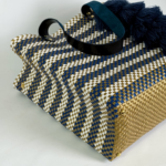 BOLSO HANDBAG MEXICO RAYAS AZUL - Imagen 4