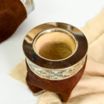 MATE IMPERIAL DE CUERO PELUDO BASE PLANA - Imagen 4