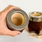 MATE IMPERIAL DE CUERO PELUDO BASE PLANA - Imagen 2