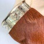 MATE IMPERIAL DE CUERO PELUDO BASE BOLITAS - Imagen 3