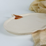 PLATO TANIT CALABAZA BLANCO - Imagen 2