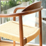 SILLONCITO LACAR MADERA OSCURA - Imagen 4