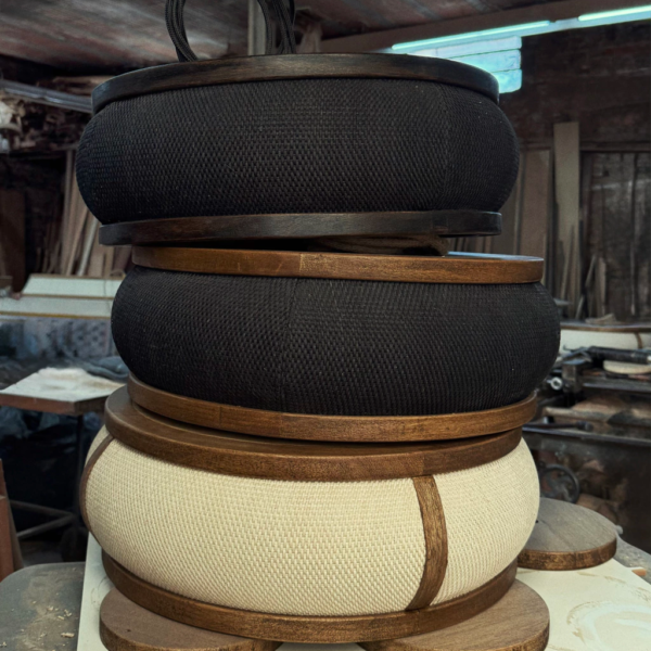 LÁMPARA DE TECHO DONNA NEGRA