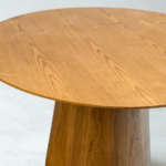 MESA VERA REDONDA DE ROBLE 120CM - Imagen 5