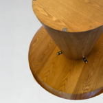 MESA VERA REDONDA DE ROBLE 120CM - Imagen 2