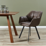 SILLONCITO HAMBURGO ECOCUERO MARRON