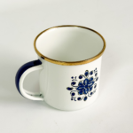 JARRITO MATE CON ASA FLORES AZULES - Imagen 3