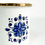 JARRITO MATE CON ASA FLORES AZULES - Imagen 2