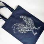 BOLSA TOTE BAG DISEÑO EL GALPÓN AZUL MARINO - Imagen 2