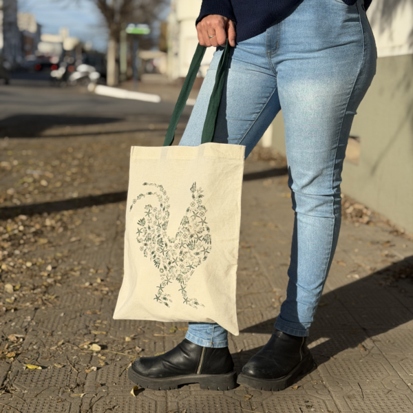BOLSA TOTE BAG DISEÑO EL GALPÓN VERDE BENETTON