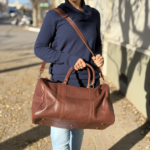 BOLSO VIAJERO DE CUERO - Imagen 2
