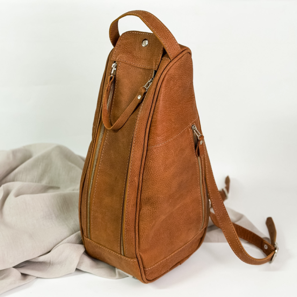 BOLSO MATERO DOBLE CIERRE CUERO