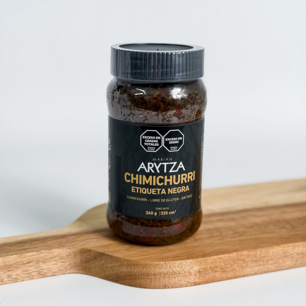 CHIMICHURRI ETIQUETA NEGRA ARYTZA 360GR