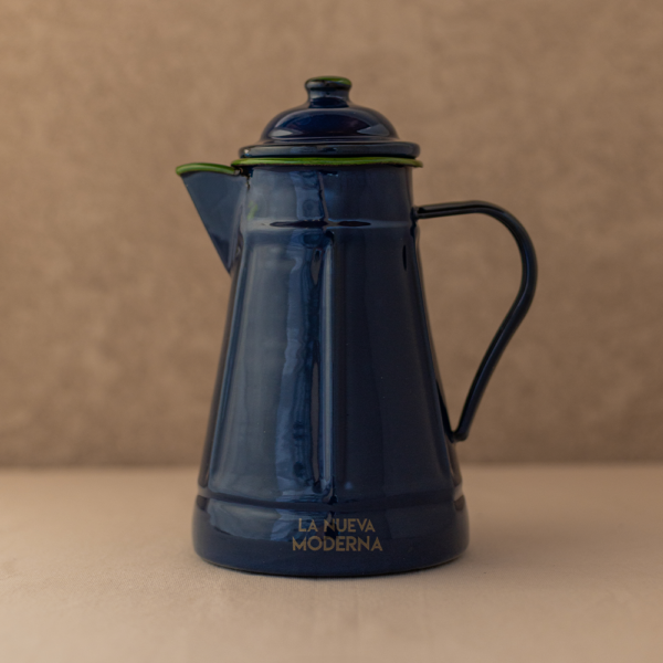 TETERA DECORATIVA XL AZUL Y VERDE Feria