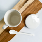 TAZA CON TAPA Y CUCHARA LINES 300ML - Imagen 4