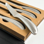 SET X4 CUCHILLOS DE ACERO INOXIDABLE DE 22.5CM - Imagen 3