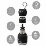 MINIBOTELLA ASOBU BESTIE GATO NEGRO 200ML - Imagen 2
