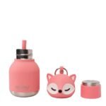MINIBOTELLA ASOBU BESTIE ZORRO ROSA 200ML - Imagen 5