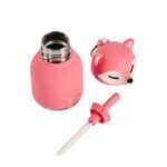 MINIBOTELLA ASOBU BESTIE ZORRO ROSA 200ML - Imagen 4