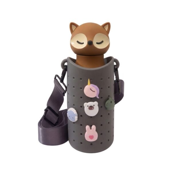 PORTA BOTELLA ASOBU GRIS