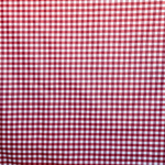 TELA MANTEL ANTIMANCHAS POR MEDIO METRO - CUADRILLE VICHY JARA ROJO