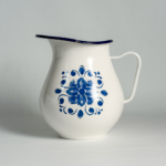 JARRA BOMBE XL FLORES AZULES