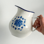 JARRA BOMBE XL FLORES AZULES - Imagen 3